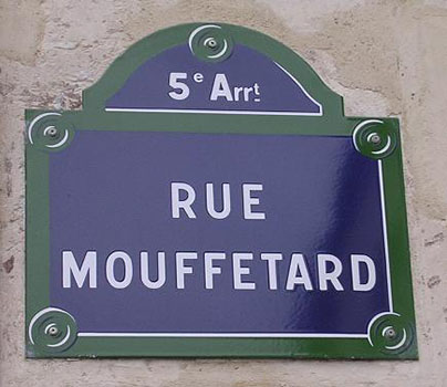 Panneau Rue Mouffetard